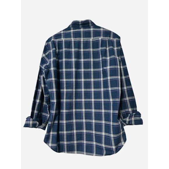 Bonobos Shirt Mens Medium Blue Plaid Tailored Slim Fit Button Up Long Sleeve - Picture 4 of 5